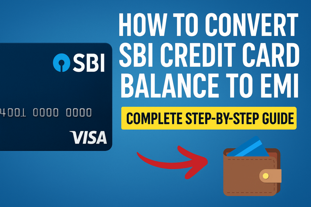How to Convert SBI Credit Card Balance to EMI – Complete Step-by-Step Guide